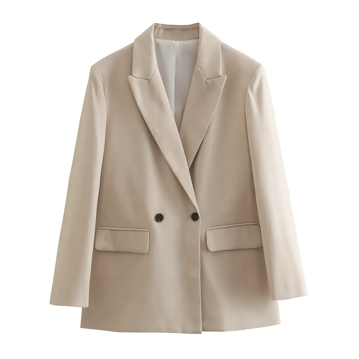 Long Blazer Women Masculine Blazer Woman Double Breasted Jacket Women Long Sleeve Blazers for Women Coat